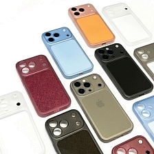 Чехол накладка MIC для APPLE iPhone 17 Pro Max, iPhone 18 Pro Max, силикон, защита камеры, цвет прозрачный темный