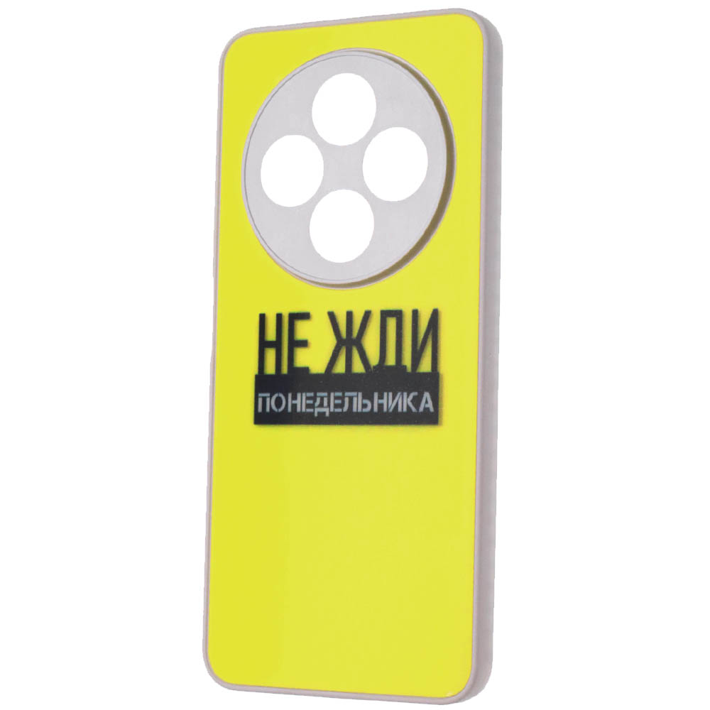 Чехол накладка для XIAOMI Redmi 14C, POCO C75 пластик, силикон, защита камеры, рисунок НЕ ЖДИ понедельника Чехол накладка для XIAOMI Redmi 14C, POCO C75 пластик, силикон, защита камеры, рисунок НЕ ЖДИ понедельника