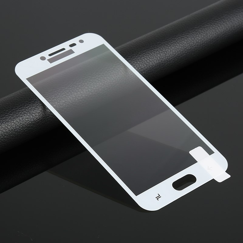 Защитное стекло 2D Full glass для Samsung J2-PRO 2018 /тех.пак/ белый.