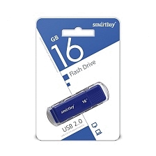 Флешка USB 2.0 16GB SMARTBUY Dock, цвет синий
