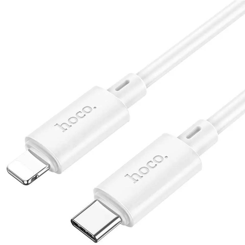 Кабель HOCO X88 USB Type C на Lightning 8 pin, PD27W, длина 2 метра, цвет белый Кабель HOCO X88 USB Type C на Lightning 8 pin, PD27W, длина 2 метра, цвет белый