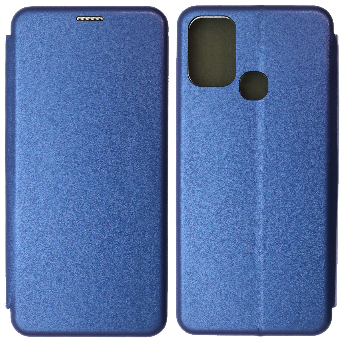 Чехол книжка STYLISH для INFINIX HOT 11 Play, экокожа, визитница, цвет синий Чехол книжка STYLISH для INFINIX HOT 11 Play, экокожа, визитница, цвет синий