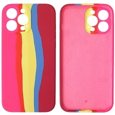 Чехол накладка Silicon Case для APPLE iPhone 13 Pro Max (6.7), силикон, бархат, цвет малиново бордовый Чехол накладка Silicon Case для APPLE iPhone 13 Pro Max (6.7), силикон, бархат, цвет малиново бордовый