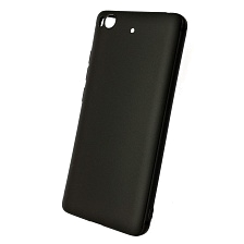Чехол накладка для XIAOMI MI 5S, силикон, цвет черный.