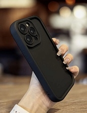 Чехол накладка MM98 для APPLE iPhone 13 Pro Max, защита камеры, силикон, цвет черный