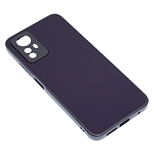 Чехол накладка для XIAOMI Redmi Note 12S, защита камеры, силикон, пластик, цвет темно фиолетовый Чехол накладка для XIAOMI Redmi Note 12S, защита камеры, силикон, пластик, цвет темно фиолетовый
