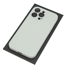 Чехол накладка AG Glass case с поддержкой MagSafe для APPLE iPhone 13 Pro, силикон, защита камеры, цвет белый Чехол накладка AG Glass case с поддержкой MagSafe для APPLE iPhone 13 Pro, силикон, защита камеры, цвет белый