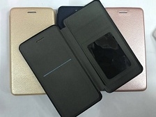Чехол-книга в бок Universal 360 для телефона 5.5"-5.7" малиновый.