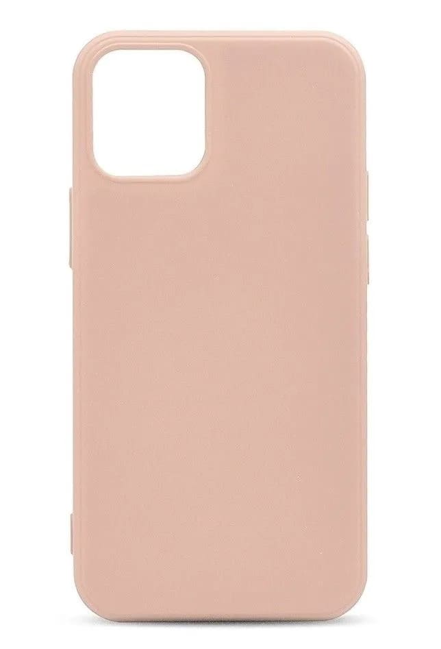 Чехол-накладка Silicone Case для Apple iPhone 13, L-ogo, бархатная подложка, цвет песочно-бежевый
