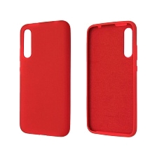 Чехол накладка Silicon Cover для XIAOMI Mi A3, Mi CC9E, силикон, бархат, цвет красный Чехол накладка Silicon Cover для XIAOMI Mi A3, Mi CC9E, силикон, бархат, цвет красный