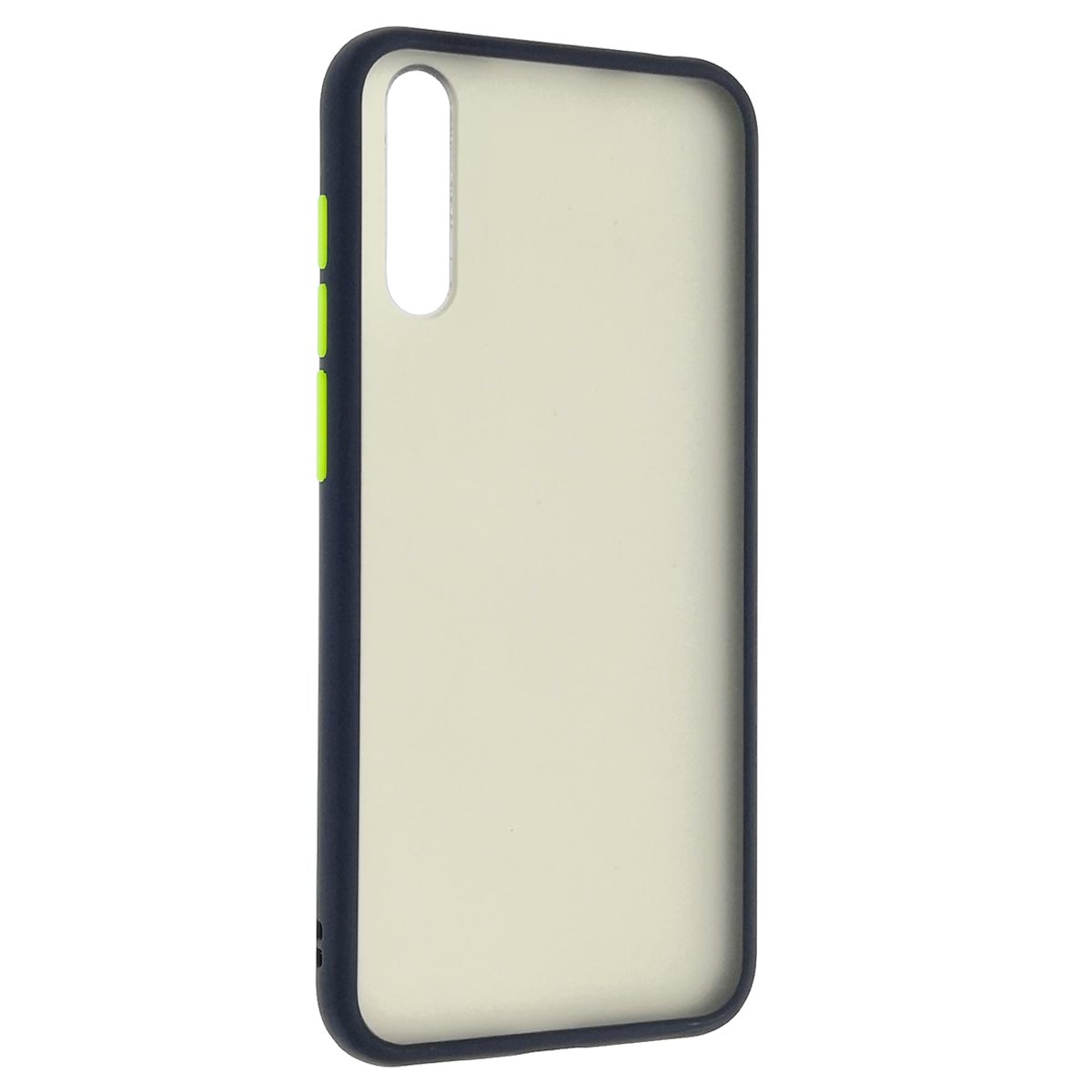 Чехол накладка SKIN SHELL для HUAWEI Honor 30i (LRA-LX1), Y8p (AQM-LX1), P Smart S (2020), силикон, пластик, цвет окантовки темно синий