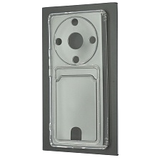 Чехол накладка CARD CASE для Honor X9a 5G, силикон, отдел для карт, цвет прозрачный Чехол накладка CARD CASE для Honor X9a 5G, силикон, отдел для карт, цвет прозрачный