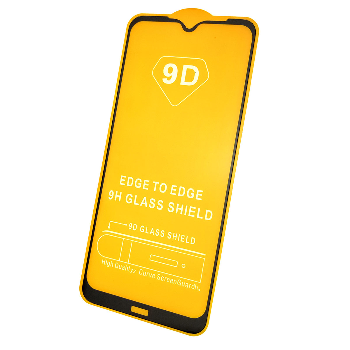 Защитное стекло 9D для XIAOMI Redmi Note 8T, цвет канта черный