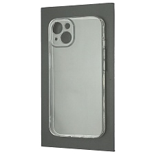 Чехол накладка для APPLE iPhone 13 (6.1"), защита камеры, силикон, цвет прозрачный Чехол накладка для APPLE iPhone 13 (6.1"), защита камеры, силикон, цвет прозрачный