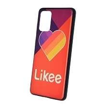 Чехол накладка для SAMSUNG Galaxy S20 Plus (SM-G985), силикон, рисунок Likee Red.