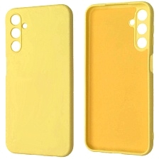 Чехол накладка NANO для SAMSUNG Galaxy A24, защита камеры, силикон, бархат, цвет желтый Чехол накладка NANO для SAMSUNG Galaxy A24, защита камеры, силикон, бархат, цвет желтый