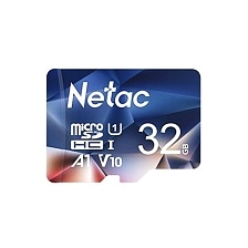 Карта памяти MicroSDHC 32GB NETAC P500 Ultra Class 10, 100MB/s, без адаптера Карта памяти MicroSDHC 32GB NETAC P500 Ultra Class 10, 100MB/s, без адаптера