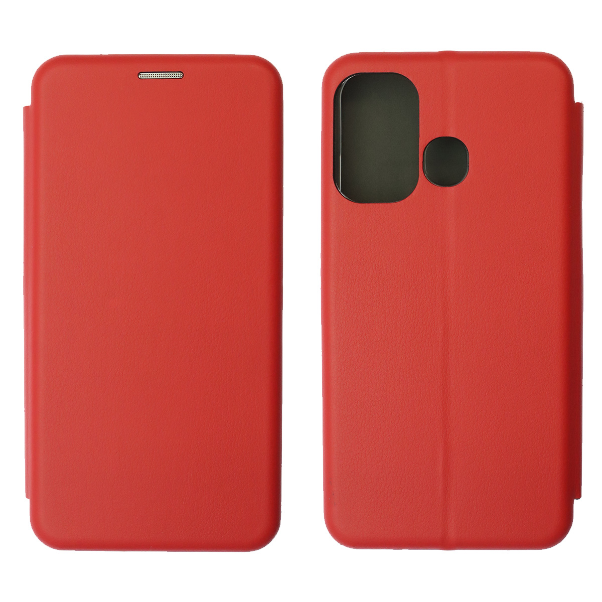 Чехол книжка STYLISH для ITEL A27 (A551), экокожа, визитница, цвет красный Чехол книжка STYLISH для ITEL A27 (A551), экокожа, визитница, цвет красный