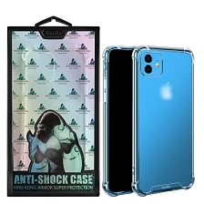 Чехол накладка King Kong Case для APPLE iPhone 11 Pro MAX, силикон, цвет прозрачный Чехол накладка King Kong Case для APPLE iPhone 11 Pro MAX, силикон, цвет прозрачный