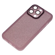 Чехол накладка Shine для APPLE iPhone 13 Pro, силикон, блестки, защита камеры, цвет фиолетовый Чехол накладка Shine для APPLE iPhone 13 Pro, силикон, блестки, защита камеры, цвет фиолетовый