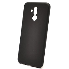 Чехол накладка для HUAWEI Mate 20 Lite (SNE-LX1), силикон, матовый, цвет черный