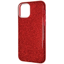 Чехол накладка Shine для APPLE iPhone 11 Pro 2019, силикон, блестки, цвет красный. Чехол накладка Shine для APPLE iPhone 11 Pro 2019, силикон, блестки, цвет красный.