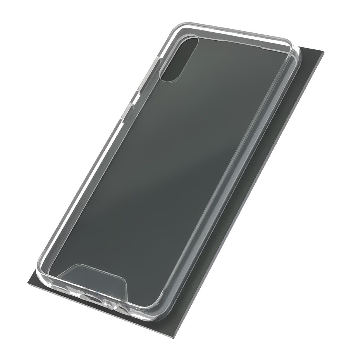 Чехол накладка SPACE для SAMSUNG Galaxy A02 (SM-A022), силикон, цвет прозрачный Чехол накладка SPACE для SAMSUNG Galaxy A02 (SM-A022), силикон, цвет прозрачный