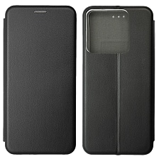 Чехол книжка STYLISH для INFINIX SMART 7 Plus, экокожа, визитница, цвет черный Чехол книжка STYLISH для INFINIX SMART 7 Plus, экокожа, визитница, цвет черный