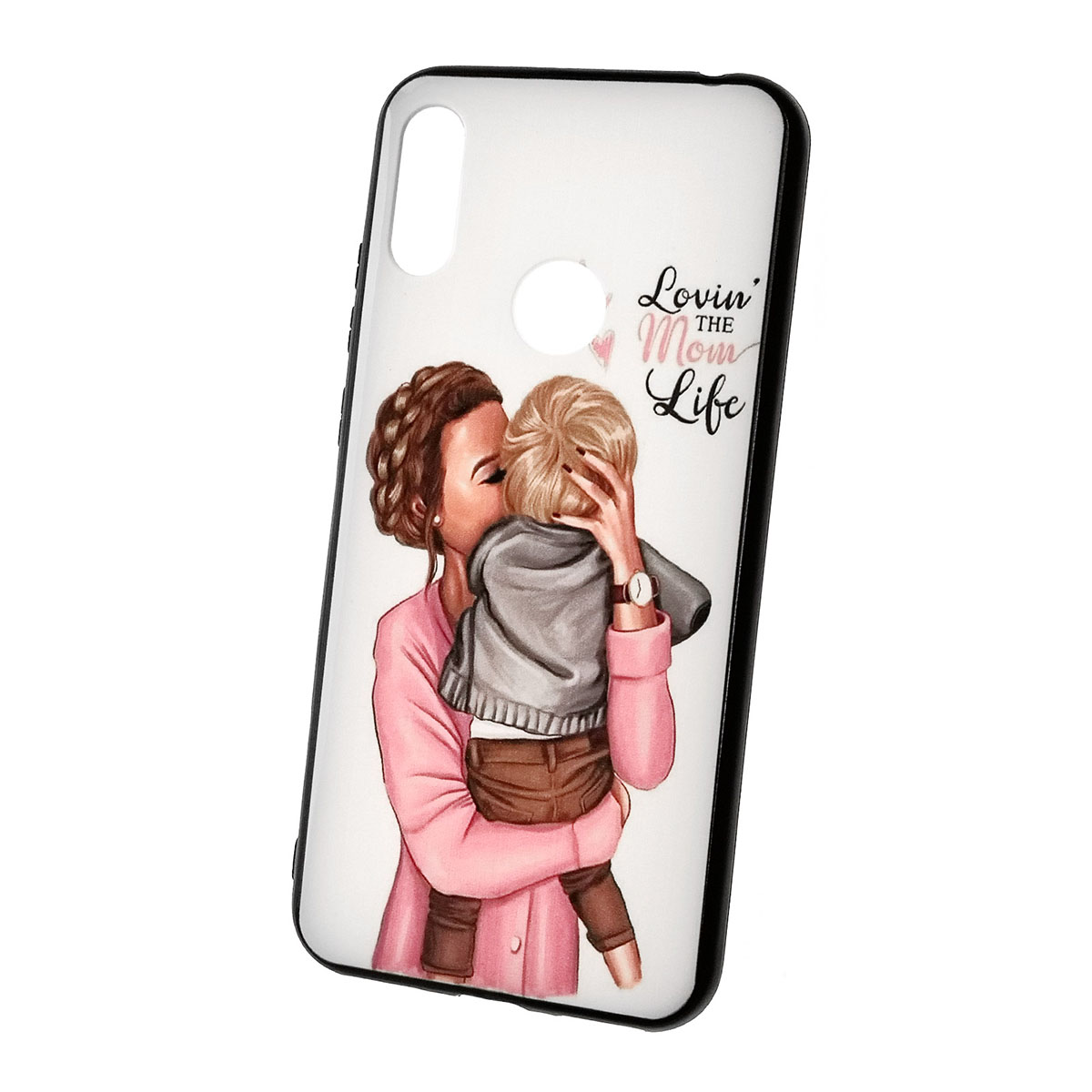 Чехол накладка для HUAWEI Honor 8A, Y6 2019, силикон, рисунок LOVIN THE MOM LOVE. Чехол накладка для HUAWEI Honor 8A, Y6 2019, силикон, рисунок LOVIN THE MOM LOVE.