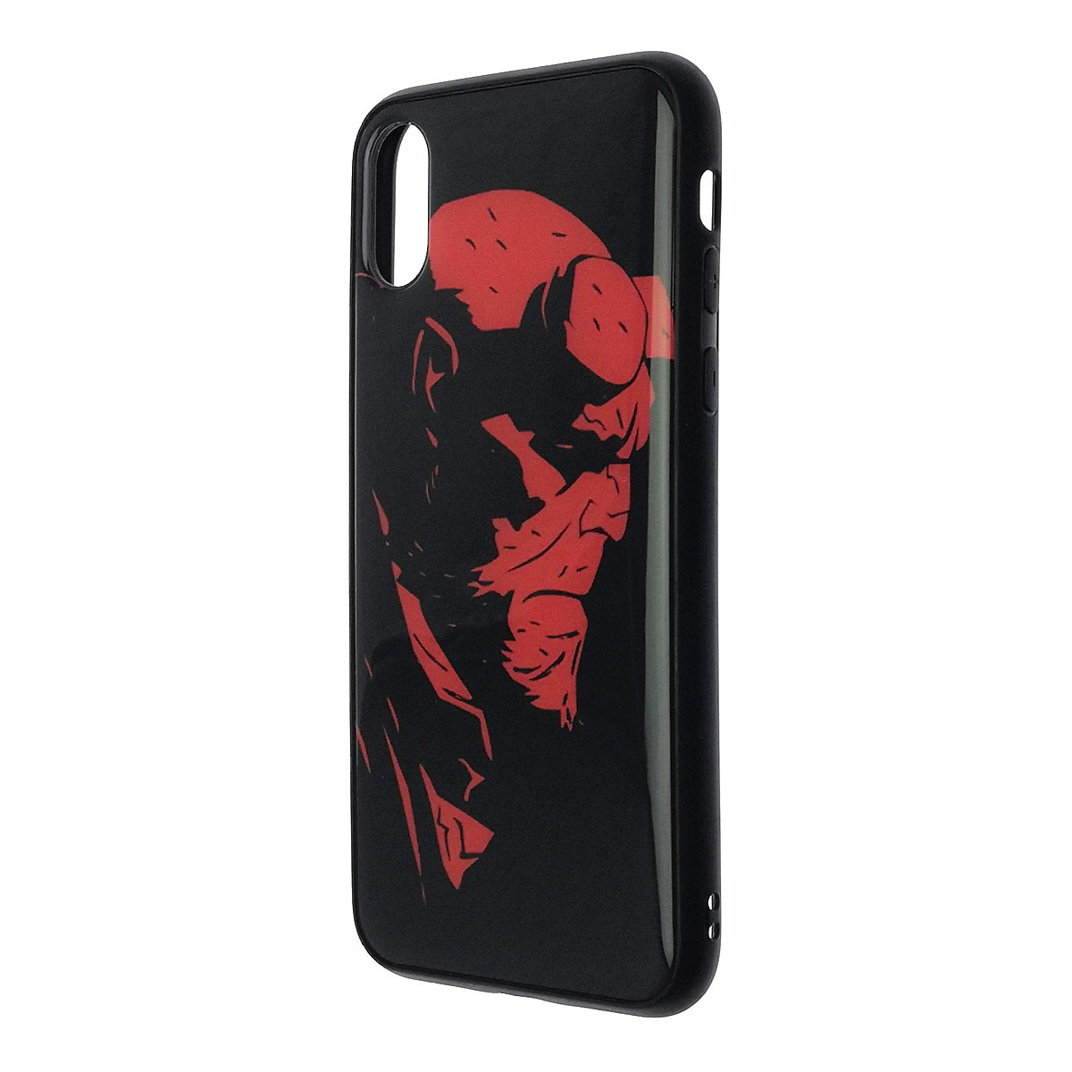 Чехол накладка для APPLE iPhone X, iPhone XS, силикон, глянцевый, рисунок Hellboy Чехол накладка для APPLE iPhone X, iPhone XS, силикон, глянцевый, рисунок Hellboy