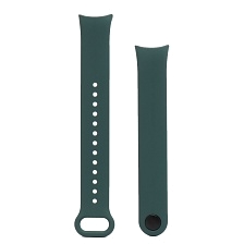 Ремешок на запястье, браслет для XIAOMI Mi Band 8, силикон, цвет темно зеленый Ремешок на запястье, браслет для XIAOMI Mi Band 8, силикон, цвет темно зеленый
