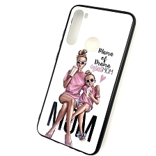 Чехол накладка для XIAOMI Redmi Note 8, силикон, рисунок Mama of Drama.