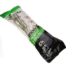 Сетевой фильтр LP 1001, 1.8 м, 5 розеток, 10 А, 2500 W, цвет белый