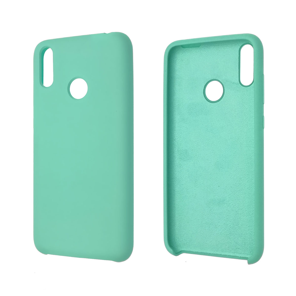 Чехол накладка Silicon Cover для HUAWEI Honor 8C, силикон, бархат, цвет бирюзовый. Чехол накладка Silicon Cover для HUAWEI Honor 8C, силикон, бархат, цвет бирюзовый.