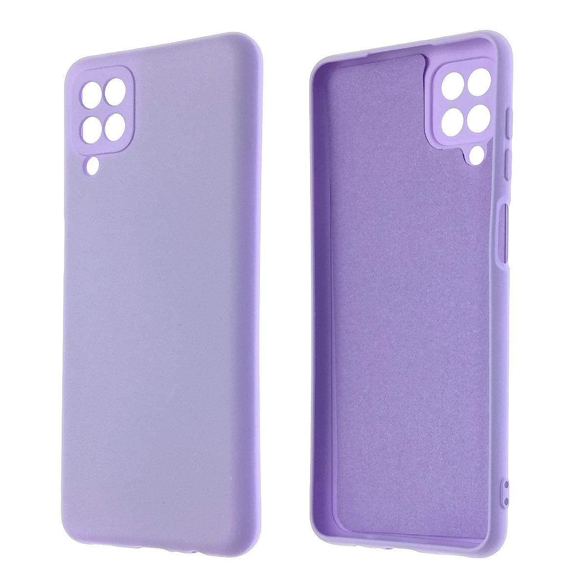 Чехол накладка NANO для SAMSUNG Galaxy A12 (SM-A125), M12 (SM-M127F), силикон, бархат, цвет сиреневый Чехол накладка NANO для SAMSUNG Galaxy A12 (SM-A125), M12 (SM-M127F), силикон, бархат, цвет сиреневый