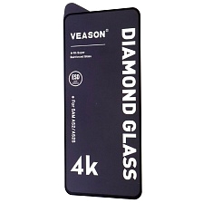 Защитное стекло VEASON Diamond Glass для SAMSUNG Galaxy A52, A52S, цвет окантовки черный
