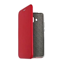 Чехол книжка для HUAWEI Mate 10, экокожа, визитница, цвет красный.