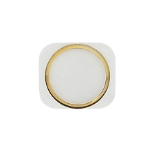 Кнопка HOME Iphone 5G как 5S золотистая AS.