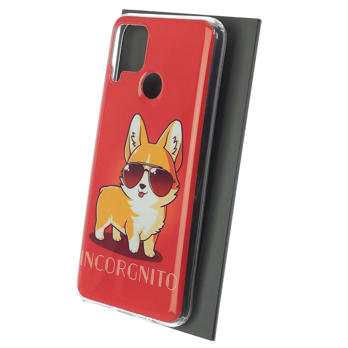 Чехол накладка для Realme C15, силикон, рисунок Incorgnito Чехол накладка для Realme C15, силикон, рисунок Incorgnito