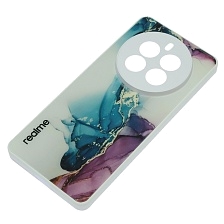 Чехол накладка для Realme 12 Pro, защита камеры, пластик, силикон, рисунок Мрамор Чехол накладка для Realme 12 Pro, защита камеры, пластик, силикон, рисунок Мрамор