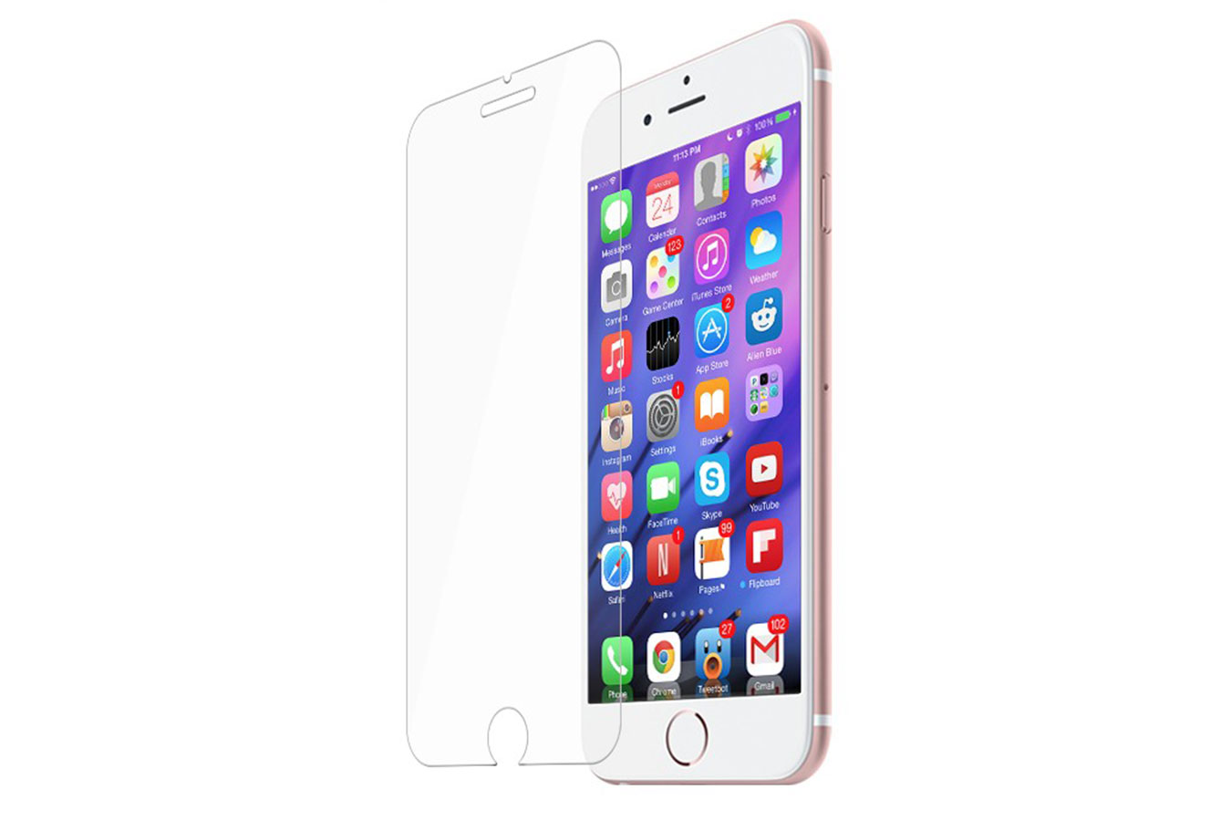Защитное стекло для APPLE iPhone 6 Plus / 6S Plus, ударопрочное  0.33 мм, прозрачное.