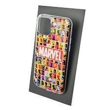 Чехол накладка для APPLE iPhone 11 Pro, силикон, глянцевый, рисунок MARVEL Чехол накладка для APPLE iPhone 11 Pro, силикон, глянцевый, рисунок MARVEL