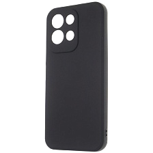 Чехол накладка для XIAOMI Redmi 17, защита камеры, силикон, бархат, цвет черный