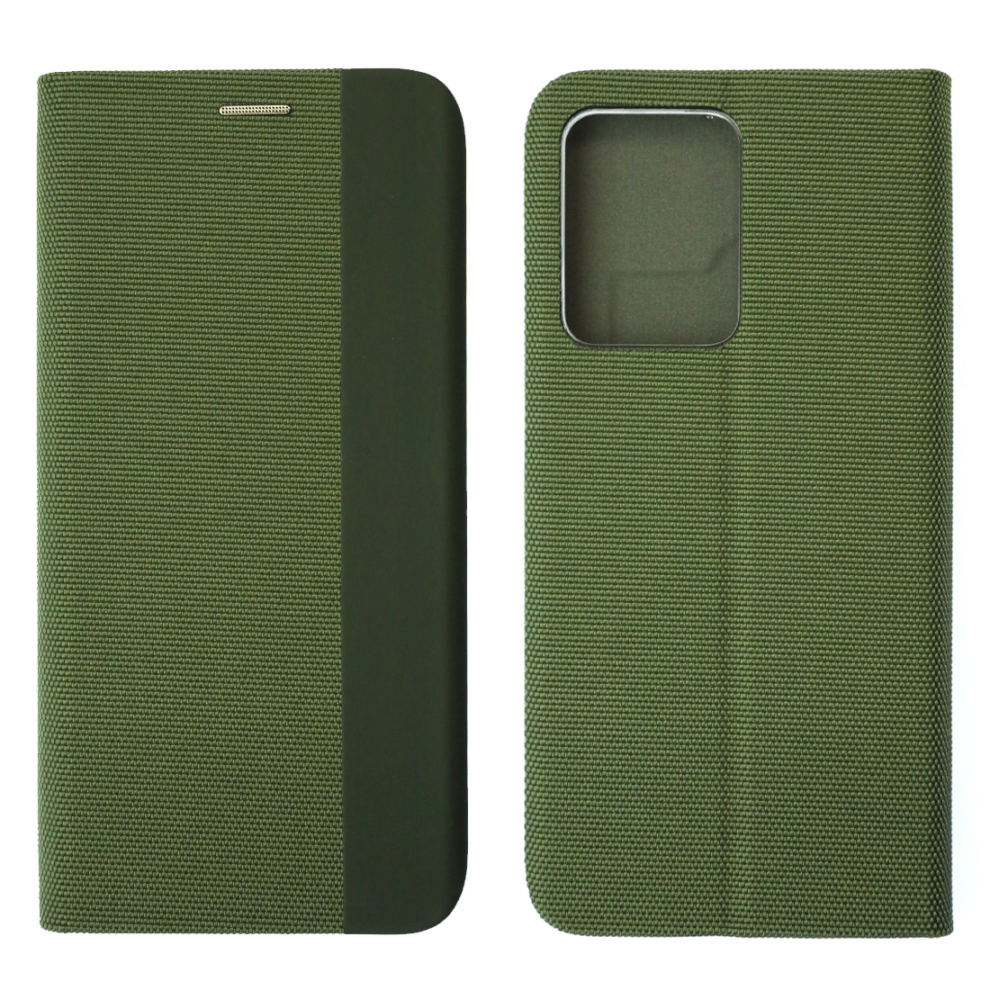 Чехол книжка MESH для XIAOMI POCO X5 Pro, текстиль, силикон, бархат, визитница, цвет зеленый Чехол книжка MESH для XIAOMI POCO X5 Pro, текстиль, силикон, бархат, визитница, цвет зеленый