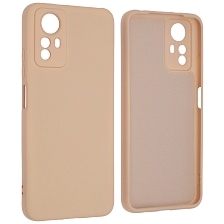 Чехол накладка NANO для XIAOMI Redmi Note 12S, силикон, бархат, цвет розовый песок Чехол накладка NANO для XIAOMI Redmi Note 12S, силикон, бархат, цвет розовый песок