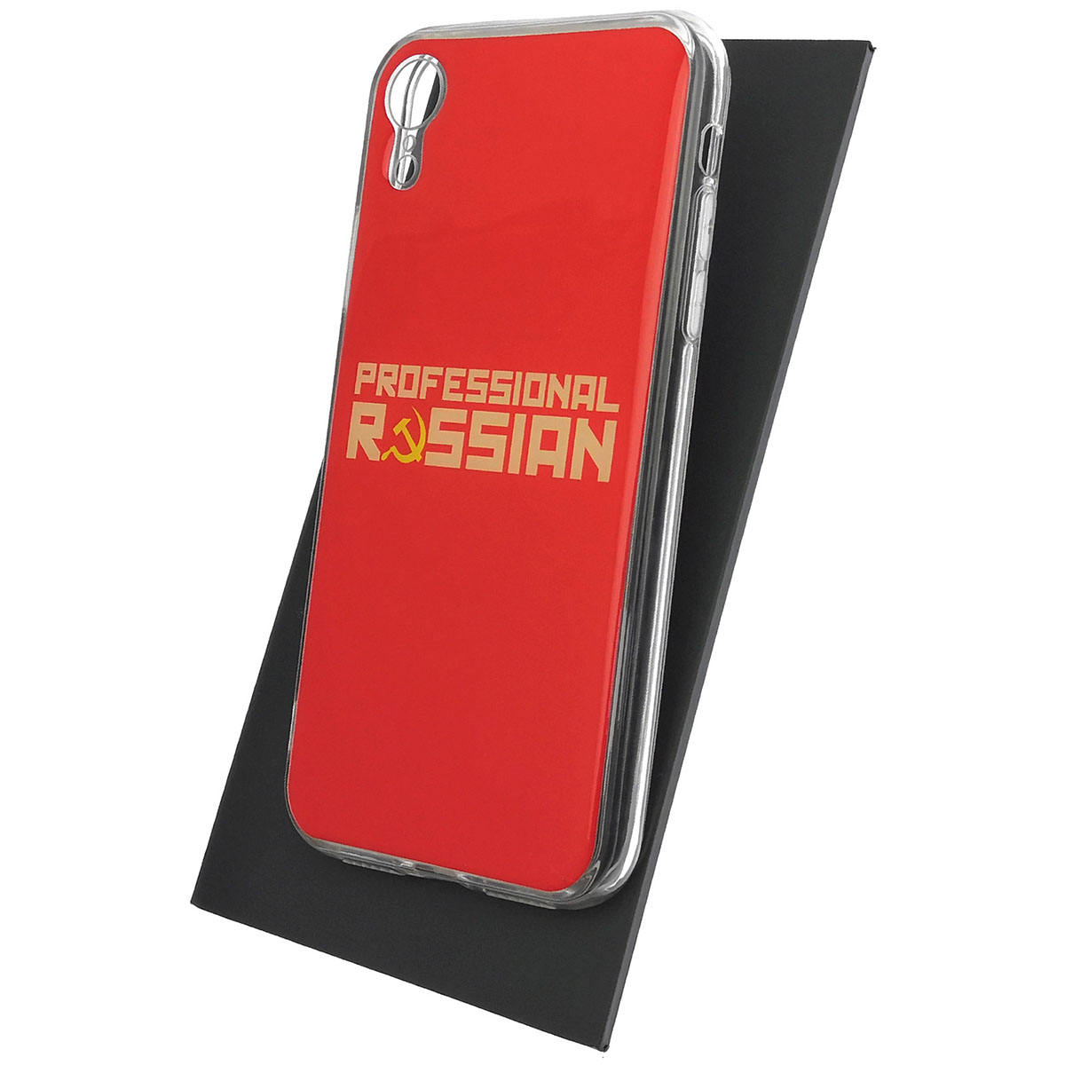Чехол накладка для APPLE iPhone X, XS, силикон, глянцевый, рисунок Professional Russian Чехол накладка для APPLE iPhone X, XS, силикон, глянцевый, рисунок Professional Russian