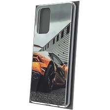 Чехол накладка Vinil для SAMSUNG Galaxy A72 (SM-A725F), силикон, глянцевый, рисунок оранжевый Ламборджини Чехол накладка Vinil для SAMSUNG Galaxy A72 (SM-A725F), силикон, глянцевый, рисунок оранжевый Ламборджини