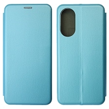 Чехол книжка STYLISH для OPPO A78 4G, экокожа, визитница, цвет голубой Чехол книжка STYLISH для OPPO A78 4G, экокожа, визитница, цвет голубой