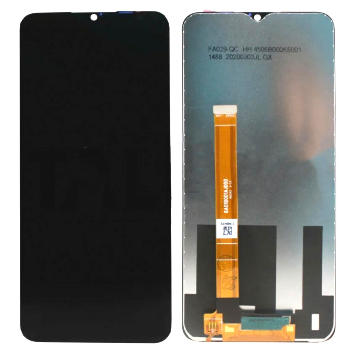 Дисплей в сборе с тачскрином для REALME 6i, цвет черный