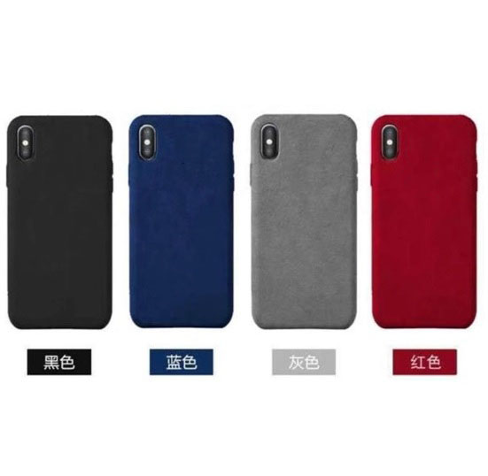 Чехол-накладка ALCANTARA для APPLE iPhone 6/6S Plus цвет черный ASH.